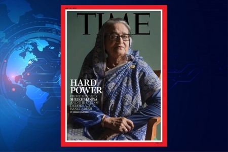 টাইম ম্যাগাজিনের প্রচ্ছদে প্রধানমন্ত্রী শেখ হাসিনা