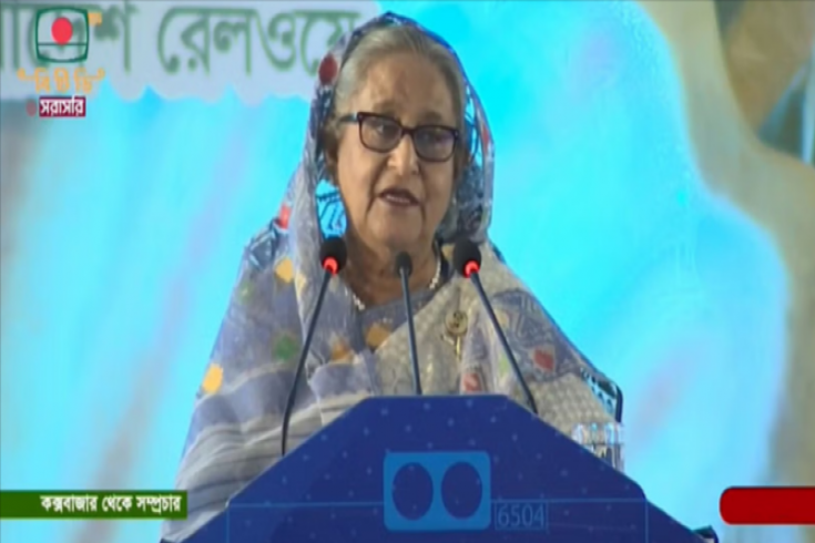 ওরা শুধু ধ্বংস করতে জানে, ওদের থেকে সাবধান: শেখ হাসিনা