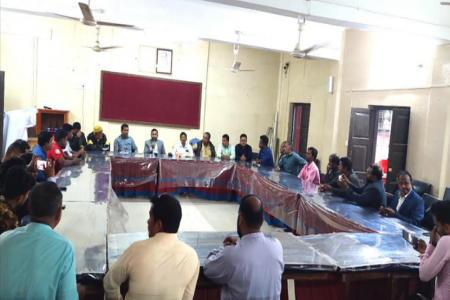 রাণীশংকৈলে নবাগত ইউএনও'র সাথে সাংবাদিকদের মত বিনিময় 