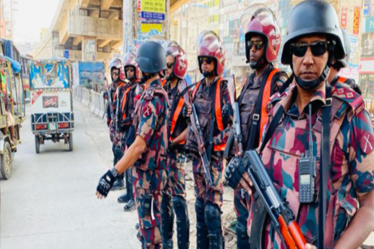 সারাদেশে ২৩৩ প্লাটুন বিজিবি মোতায়েন