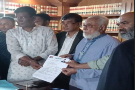 নেত্রকোনা-৪ আসনে তৃণমূল বিএনপির মনোনয়ন ফরম নিলেন মামুন