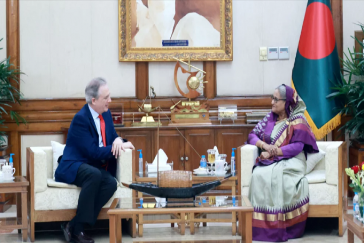 স্পেনের রাষ্ট্রদূতের সঙ্গে বিদায়ী সাক্ষাত করলেন প্রধানমন্ত্রী