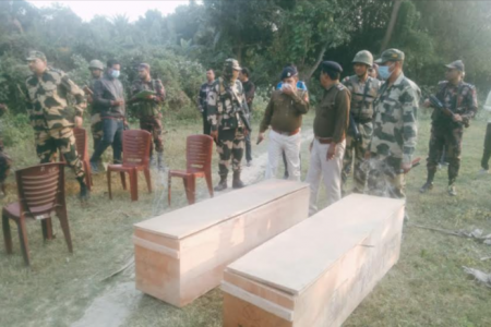 গুলিতে নিহত দুই বাংলাদেশীর লাশ ১৬ দিনপর ফেরত
