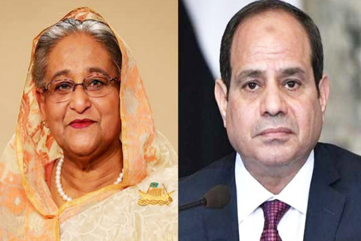 শেখ হাসিনাকে মিশরের প্রেসিডেন্টের অভিনন্দন