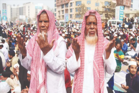 আখেরি মোনাজাতে শেষ হলো ইজতেমা