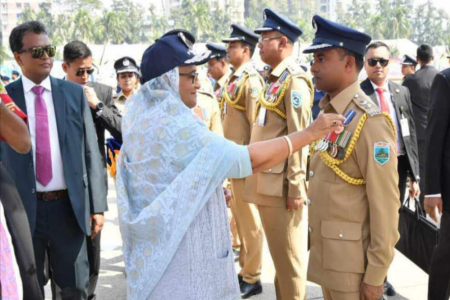 পিপিএম পদক পেলেন নওগাঁর এসপি মুহাম্মদ রাশিদুল হক