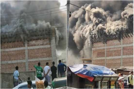এবার চট্টগ্রামে নির্মাণাধীন ভবনে আগুন