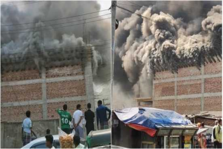 এবার চট্টগ্রামে নির্মাণাধীন ভবনে আগুন