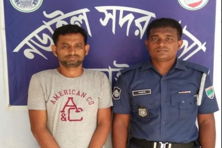 নড়াইলে সাজাপ্রাপ্ত পলাতক আসামি গ্রেফতার 