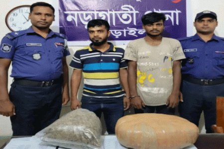 নড়াইলে দুই মাদক ব্যবসায়ী গ্রেফতার