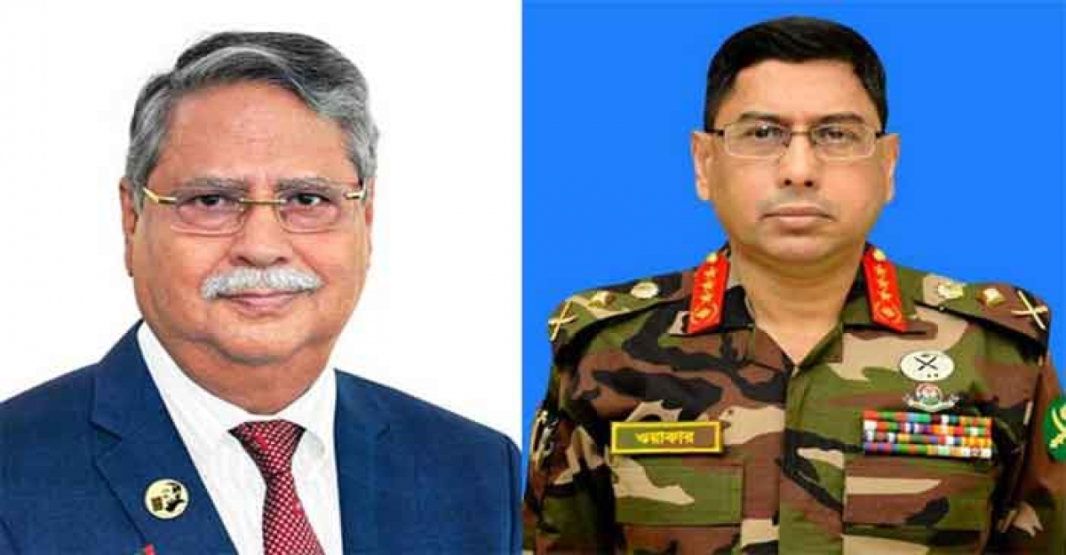  অন্তর্বর্তীকালীন সরকার গঠন নিয়ে রাষ্ট্রপতির সঙ্গে বৈঠকে সেনাপ্রধান