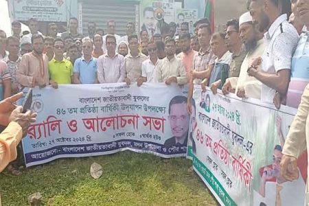 মদনে যুবদলের ৪৬তম প্রতিষ্ঠা বার্ষিকী পালিত
