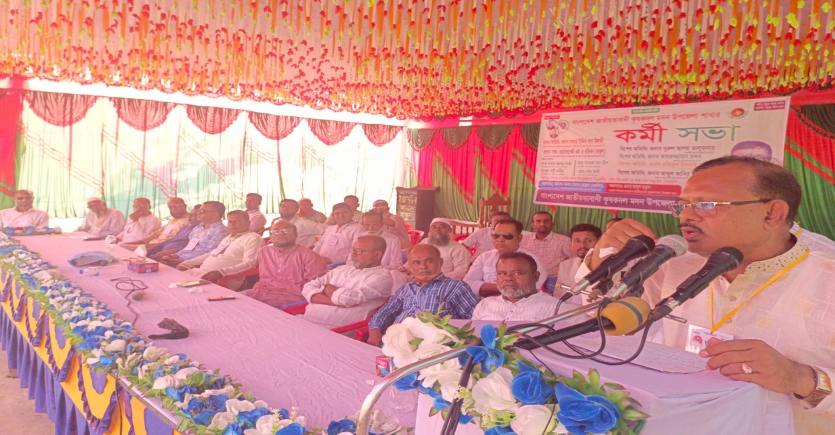 মদনে কৃষক দলের কর্মী সমাবেশ অনুষ্ঠিত 