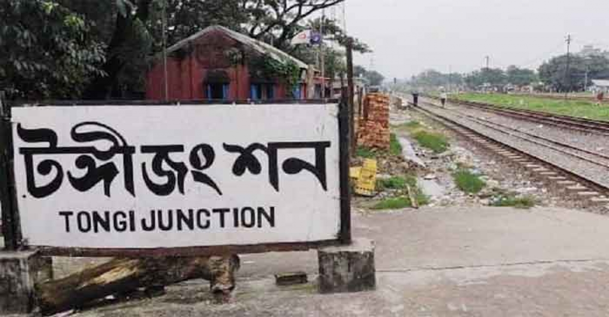 টঙ্গীতে ট্রেনে কাটা পড়ে ২ জনের মৃত্যু