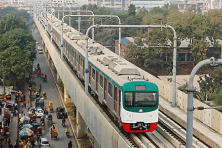 মেট্রোরেলের সেবায় ভ্যাট অব্যাহতি