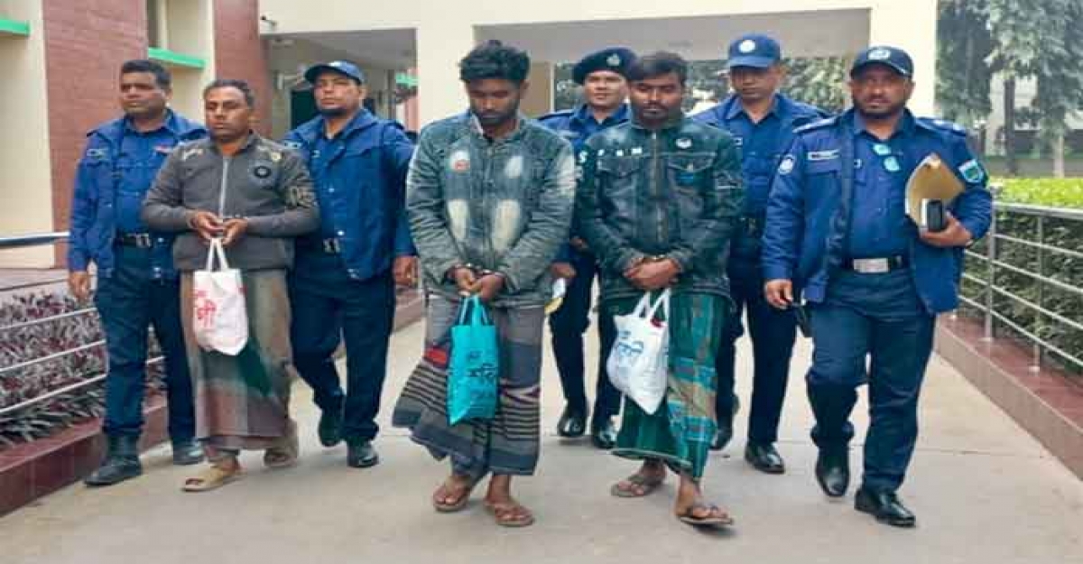 নওগাঁর মহাদেবপুরে রহস্যজনক হত্যাকান্ডের ঘটনায় ৩ জন গ্রেপ্তার