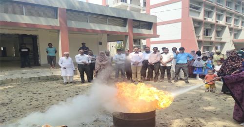 মদনে জাতীয় দুর্যোগ প্রস্ততি দিবস পালিত