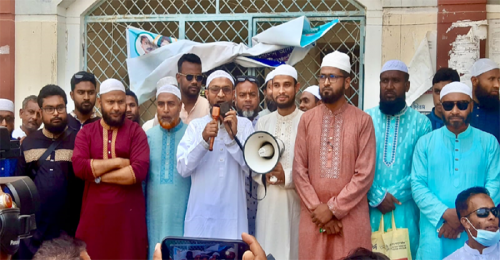 আত্রাইয়ে জামাত নেতার ঈদ পুনর্মিলনী মোটরসাইকেল শোভাযাত্রা অনুষ্ঠিত