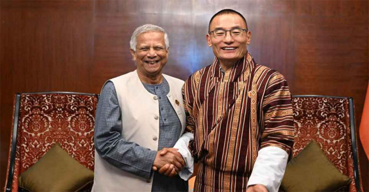  প্রধান উপদেষ্টার সঙ্গে ভুটানের প্রধানমন্ত্রীর দ্বিপাক্ষিক বৈঠক  
