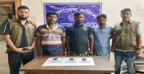 চুয়াডাঙ্গায় গোয়েন্দা পুলিশের অভিযানে ৬০০ পিস ইয়াবাসহ গ্রেফতার ৩