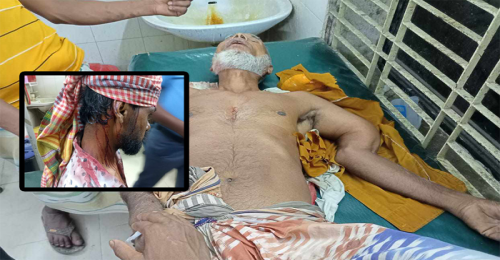 মান্দায় সাংবাদিকের বাড়িতে হামলা-ভাঙচুর ও মারপিটে আহত ৪