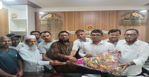 মদনে নবাগত নির্বাহী অফিসারের সাথে সাংবাদিকদের সৌজন্য সাক্ষাৎ 