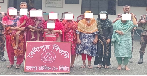 চুয়াডাঙ্গার জীবননগর সীমান্তে ১০ জনকে পুশইন করল বিএসএফ 