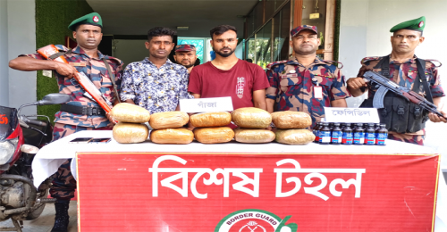  চুয়াডাঙ্গায় ১০ কেজি গাঁজা ও ফেনসিডিলসহ দু'জন আটক