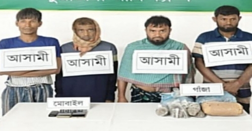 জীবননগরে যৌথ বাহিনীর মাদকবিরোধী অভিযান: ৩ কেজি গাঁজাসহ গ্রেফতার-৪