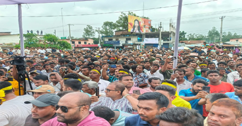 জুলাই গণ-অভ্যুত্থান দিবস উপলক্ষে ডিমলায় বিএনপির গণমিছিল