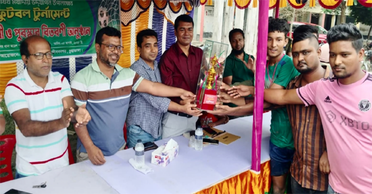 জুলাই গণঅভ্যুত্থান দিবস উপলক্ষে জীবননগরে ফুটবল টুর্নামেন্ট অনুষ্ঠিত