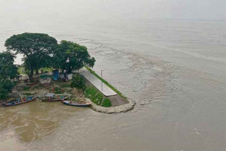 রাজশাহীতে পদ্মার পানি বৃদ্ধি, নিম্নাঞ্চল প্লাবিত
