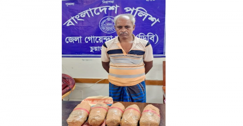  চুয়াডাঙ্গায় গাঁজাসহ মাদক কারবারি গ্রেফতার