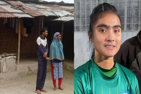 জাতীয় দলের নারী ফুটবলার সাগরিকার বাড়িতে চুরি