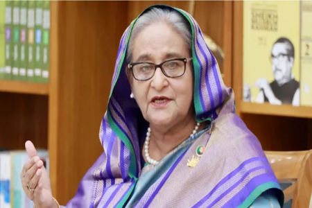 ৫ আগস্ট পদত্যাগ করেননি শেখ হাসিনা