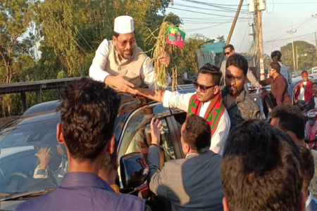 আচরণবিধি লঙ্ঘন করে শোডাউন, বিএনপি প্রার্থীকে জরিমানা