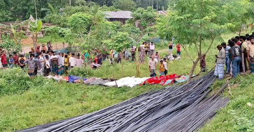টাঙ্গাইলে রড বোঝাই ট্রাক উল্টে নওগাঁর ১৩ জনের নির্মম মৃত্যু