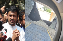 নাসীরুদ্দীন পাটওয়ারীর গাড়িতে হামলা