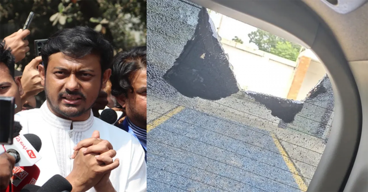 নাসীরুদ্দীন পাটওয়ারীর গাড়িতে হামলা