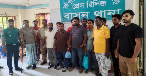 গাজীপুরে আ.লীগ ও ছাত্রলীগের ৩০ নেতা-কর্মী গ্রেপ্তার