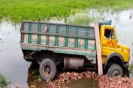 ট্রাক উল্টে খালে পড়ে দুই কিশোর নিহত 