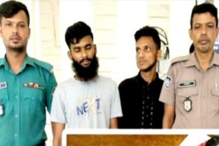 নারী যাত্রীকে কুপিয়ে ছিনতাই, গ্রেপ্তার ২