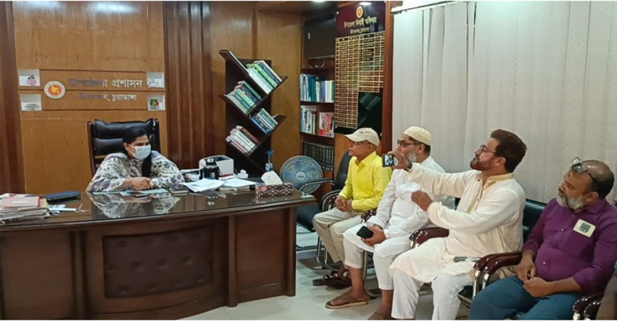 জীবননগরে নবাগত উপজেলা নির্বাহী কর্মকর্তার সাথে সাংবাদিকদের মতবিনিময়