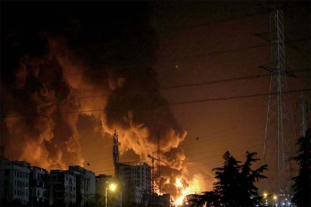ইরানের বিভিন্ন শহরে দফায় দফায় বিস্ফোরণ