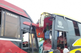 ময়মনসিংহে যাত্রীবাহী দুই বাসের মুখোমুখি সংঘর্ষে নিহত ৩