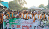 সালথায় নবগঠিত যুবদলের আহ্বায়ক কমিটির আনন্দ মিছিল