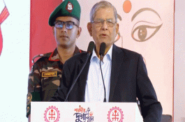 অন্যায়-অত্যাচারের বিরুদ্ধে রুখে দাঁড়ানোই দুর্গাপূজার মূল দর্শন: রাষ্ট্রপতি
